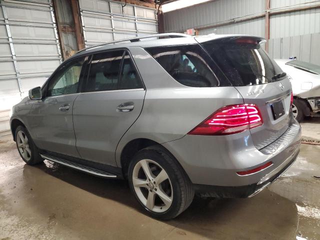 4JGDA5HB0GA623877 - 2016 MERCEDES-BENZ GLE 350 4MATIC GRAY photo 2