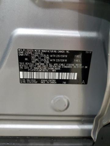 2T3JFREV5JW718779 - 2018 TOYOTA RAV4 SE Silber Foto 13