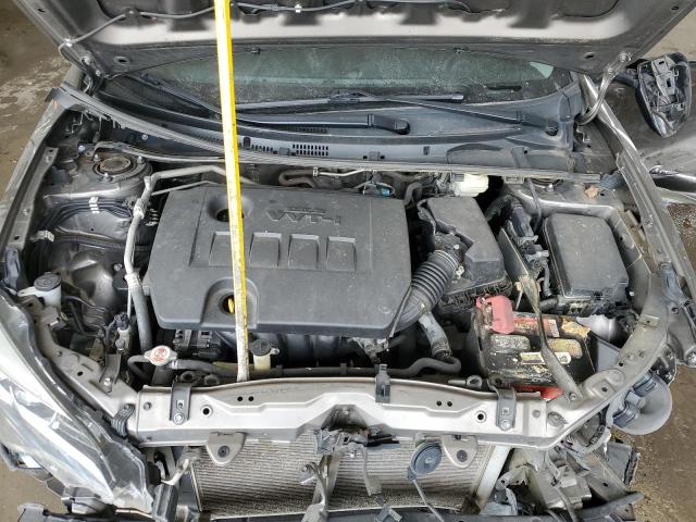 2T1BURHE5JC097012 - 2018 TOYOTA COROLLA L GRAY photo 11