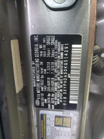 5XYPHDA50KG514291 - 2019 KIA SORENTO EX Beige foto 13