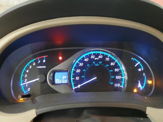 5TDYK3DC1CS201359 - 2012 TOYOTA SIENNA XLE Красный фото 9