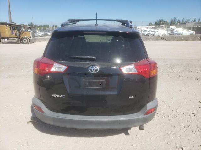 2T3ZFREV6DW061188 - 2013 TOYOTA RAV4 LE BLACK photo 6