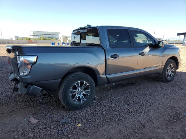 1N6AA1ECXNN105582 - 2022 NISSAN TITAN S ნაცრისფერი ფოტო 3