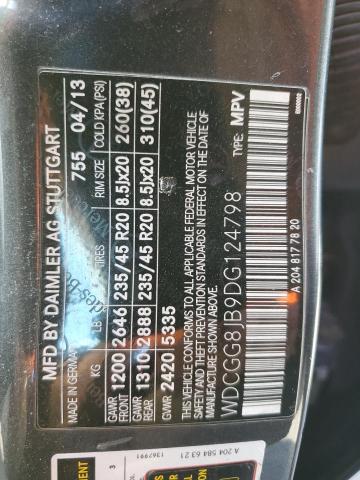 WDCGG8JB9DG124798 - 2013 MERCEDES-BENZ GLK 350 4MATIC GRAY photo 13