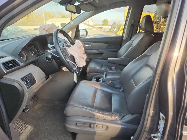 5FNRL5H99EB097660 - 2014 HONDA ODYSSEY TOURING GRAY photo 7