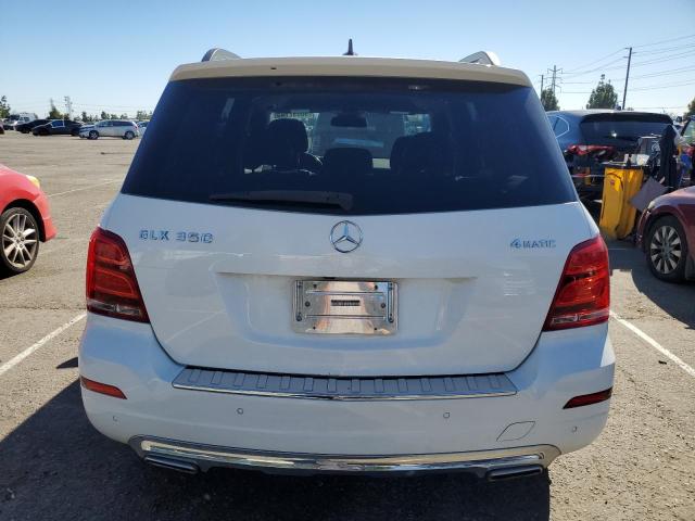 WDCGG8JB4DG028528 - 2013 MERCEDES-BENZ GLK 350 4MATIC WHITE photo 6