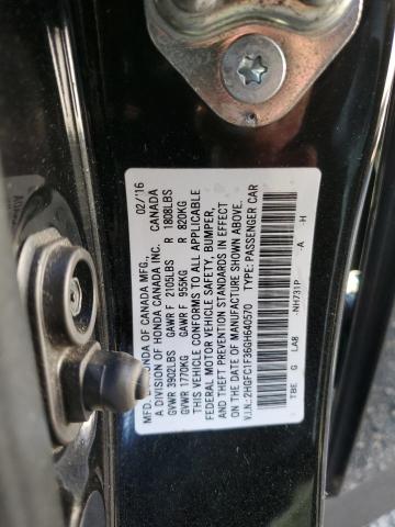 2HGFC1F36GH640570 - 2016 HONDA CIVIC EX Qara foto 12