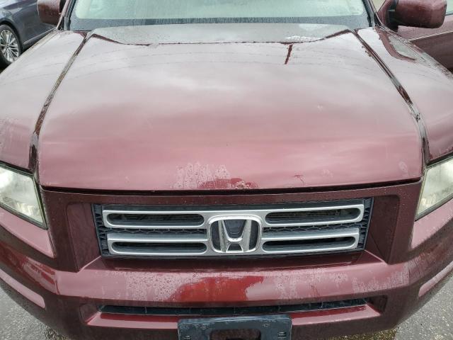 2HJYK16578H518728 - 2008 HONDA RIDGELINE RTL BURGUNDY photo 11