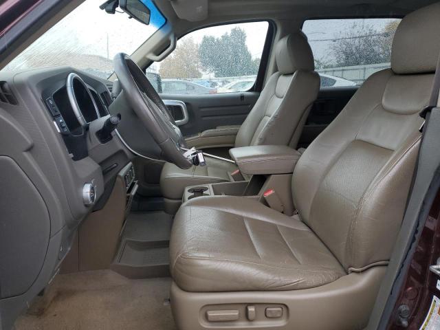 2HJYK16578H518728 - 2008 HONDA RIDGELINE RTL BURGUNDY photo 7