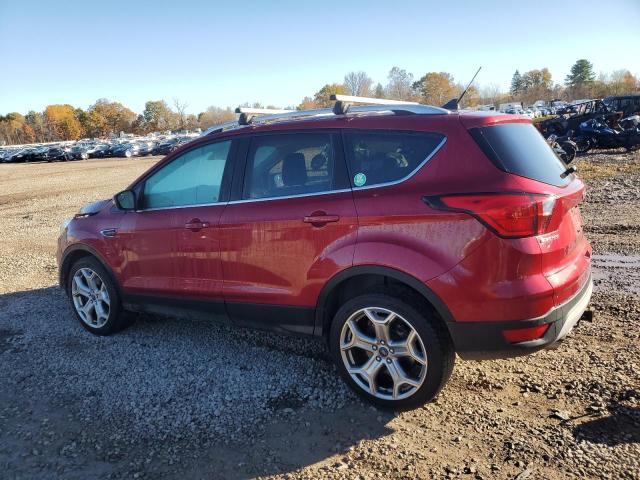 1FMCU9J98KUA86152 - 2019 FORD ESCAPE TITANIUM RED photo 2