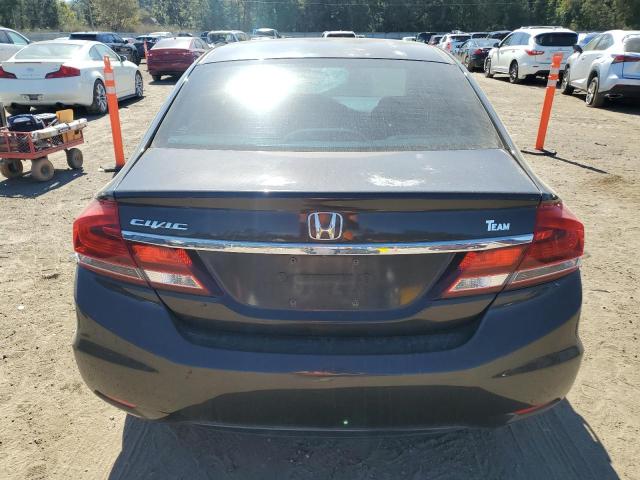 2HGFB2F5XDH555298 - 2013 HONDA CIVIC LX GRAY photo 6