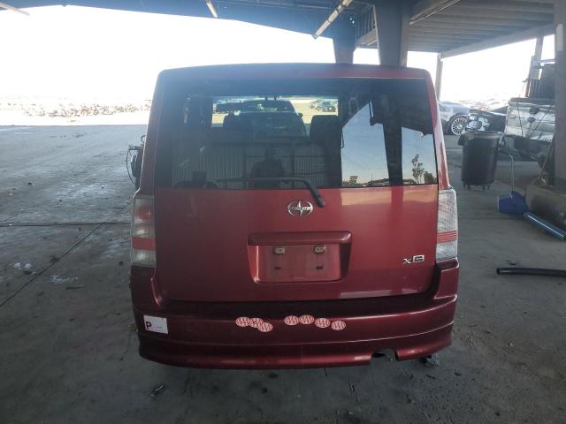 JTLKT324264104965 - 2006 TOYOTA SCION XB ბურგუნდია ფოტო 6