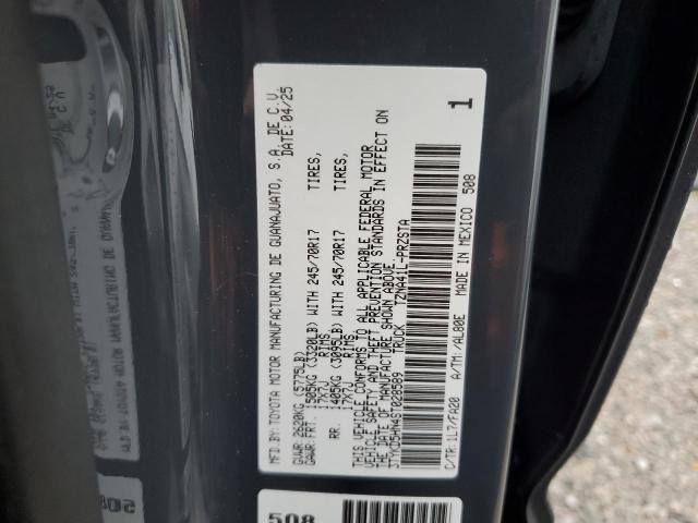 3TYKD5HN4ST028589 - 2025 TOYOTA TACOMA DOUBLE CAB 灰色 照片 12