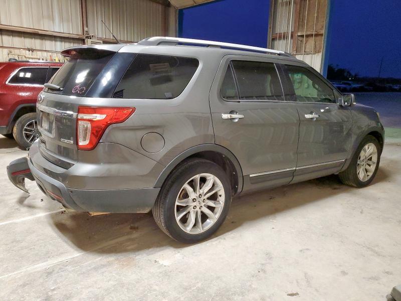 1FM5K7D89EGC46922 - 2014 FORD EXPLORER XLT GRAY photo 3