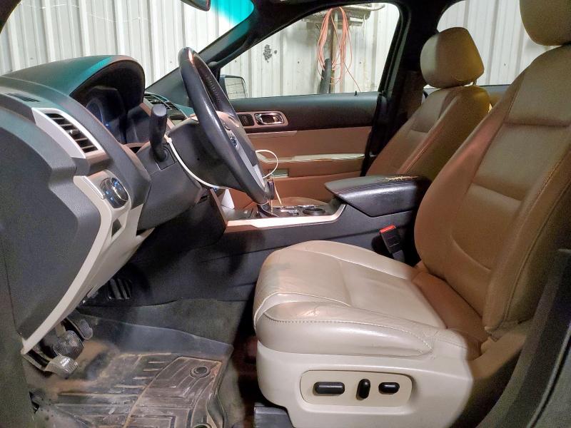 1FM5K7D89EGC46922 - 2014 FORD EXPLORER XLT GRAY photo 7