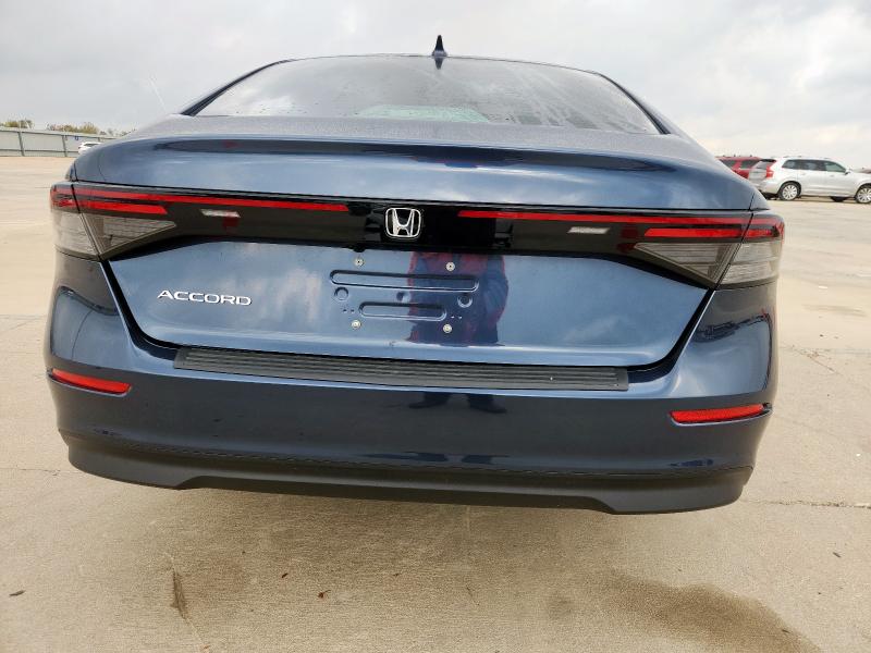 1HGCY1F3XPA005578 - 2023 HONDA ACCORD EX BLUE photo 6
