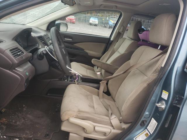 5J6RM4H53DL047900 - 2013 HONDA CR-V EX BLUE photo 7