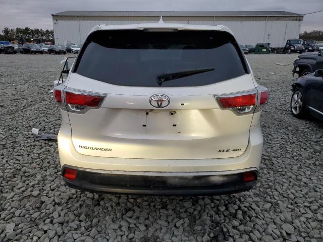 5TDJKRFH3ES022921 - 2014 TOYOTA HIGHLANDER XLE WHITE photo 6