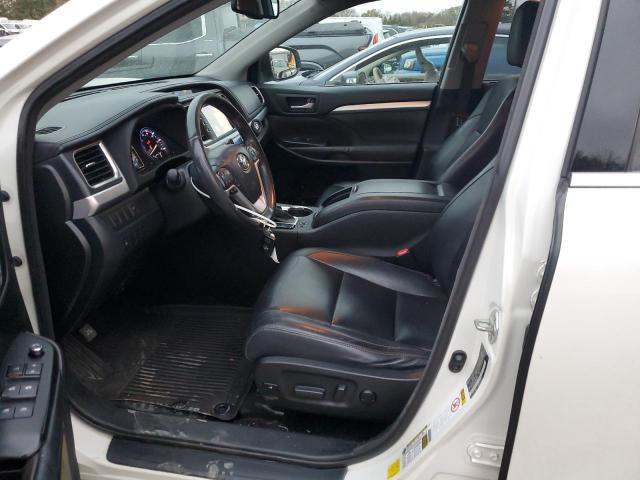 5TDJKRFH3ES022921 - 2014 TOYOTA HIGHLANDER XLE WHITE photo 7