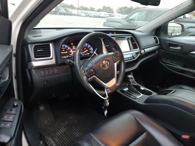 5TDJKRFH3ES022921 - 2014 TOYOTA HIGHLANDER XLE WHITE photo 8