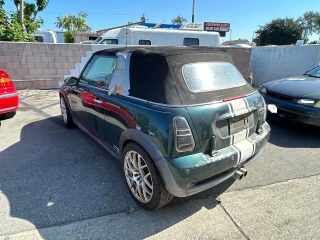WMWRH33596TK58384 - 2006 MINI COOPER S GREEN photo 3