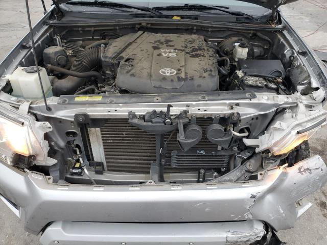 5TFLU4EN1EX090562 - 2014 TOYOTA TACOMA DOUBLE CAB Сріблястий фото 11