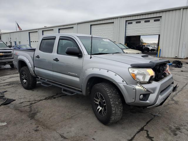 5TFLU4EN1EX090562 - 2014 TOYOTA TACOMA DOUBLE CAB Сріблястий фото 4