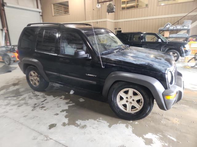 1J4GL48K44W260708 - 2004 JEEP LIBERTY SPORT BLACK photo 4