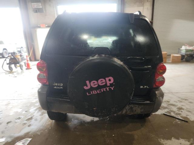 1J4GL48K44W260708 - 2004 JEEP LIBERTY SPORT BLACK photo 6