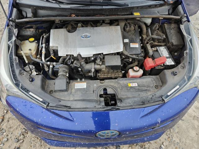 JTDKBRFU3J3595637 - 2018 TOYOTA PRIUS BLUE photo 11