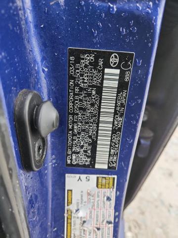 JTDKBRFU3J3595637 - 2018 TOYOTA PRIUS BLUE photo 12