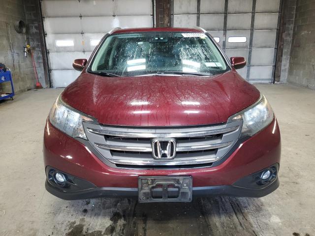 5J6RM4H73DL014252 - 2013 HONDA CR-V EXL 勃艮第红 照片 5