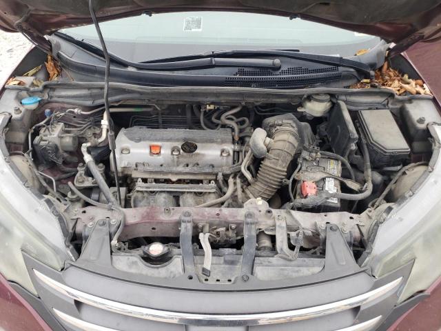 5J6RM4H74CL051082 - 2012 HONDA CR-V EXL RED photo 12