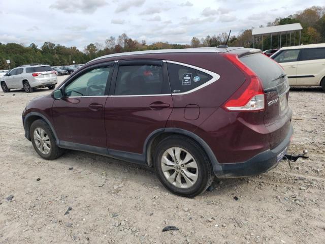 5J6RM4H74CL051082 - 2012 HONDA CR-V EXL RED photo 2