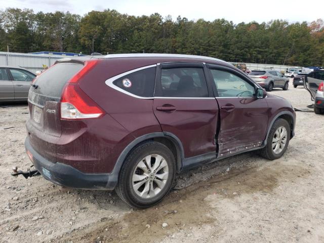 5J6RM4H74CL051082 - 2012 HONDA CR-V EXL RED photo 3