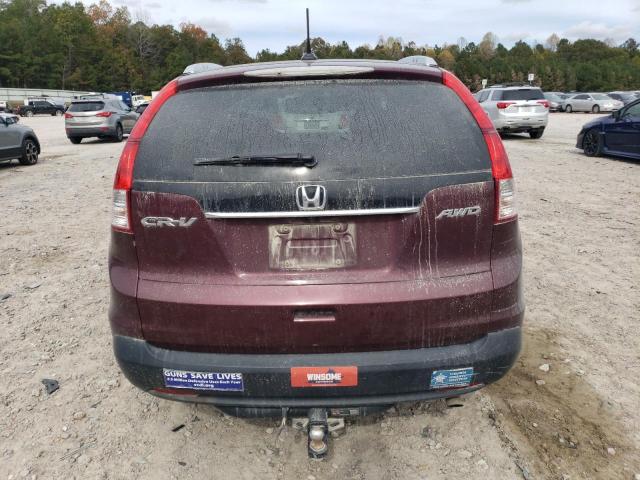 5J6RM4H74CL051082 - 2012 HONDA CR-V EXL RED photo 6