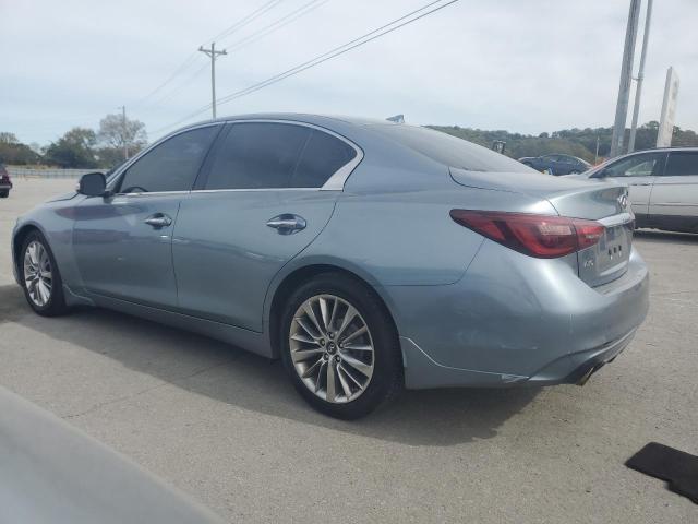 JN1EV7AR2JM437346 - 2018 INFINITI Q50 LUXE ვერცხლისფერი ფოტო 2