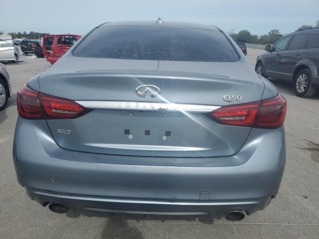 JN1EV7AR2JM437346 - 2018 INFINITI Q50 LUXE ვერცხლისფერი ფოტო 6