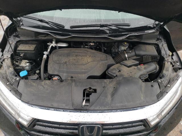 5FNRL6H78NB065903 - 2022 HONDA ODYSSEY EXL შავი ფოტო 12