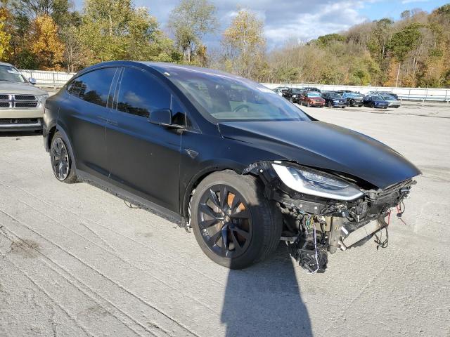 5YJXCBE24MF322238 - 2021 TESLA MODEL X BLACK photo 4