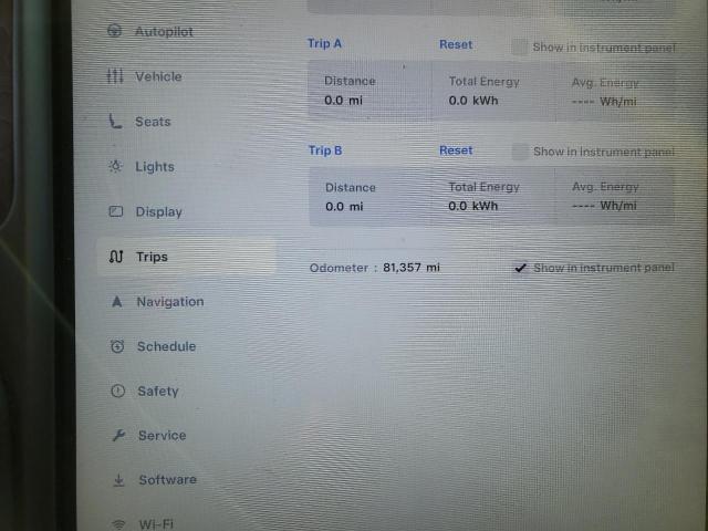 5YJXCBE24MF322238 - 2021 TESLA MODEL X BLACK photo 9