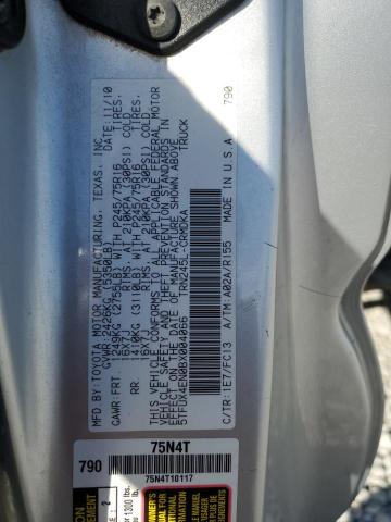 5TFUX4EN0BX004066 - 2011 TOYOTA TACOMA ACCESS CAB Argent photo 12