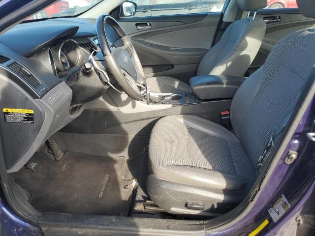 5NPEC4ABXCH435829 - 2012 HYUNDAI SONATA SE BLUE photo 7