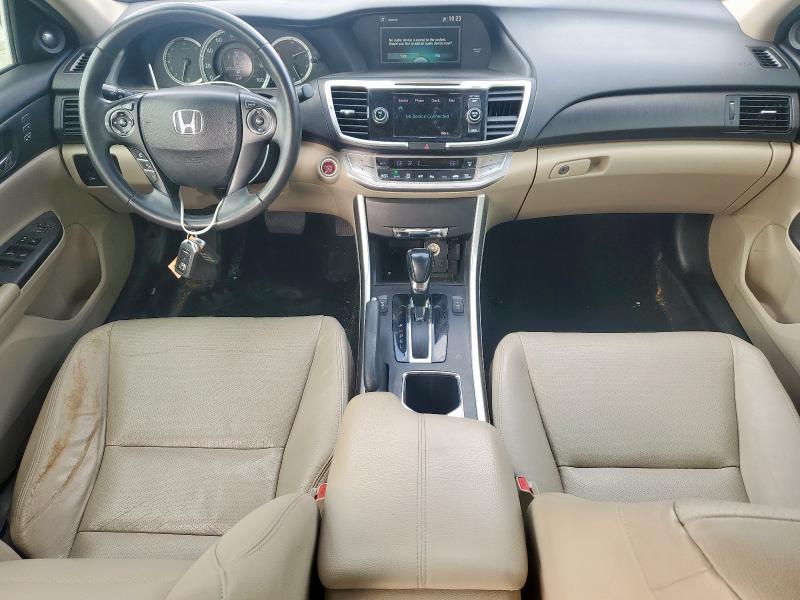 1HGCR2F8XFA004833 - 2015 HONDA ACCORD EXL WHITE photo 8