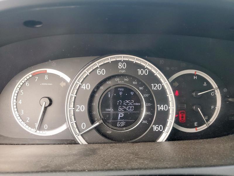 1HGCR2F8XFA004833 - 2015 HONDA ACCORD EXL WHITE photo 9