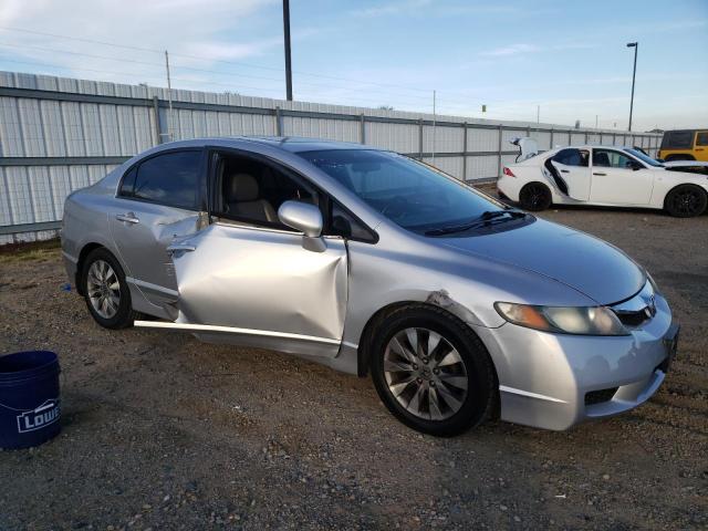 2HGFA1F95BH512694 - 2011 HONDA CIVIC EXL SILVER photo 4