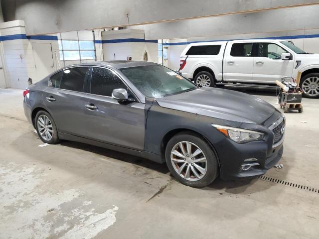 JN1CV7AP5GM200669 - 2016 INFINITI Q50 BASE CHARCOAL photo 4