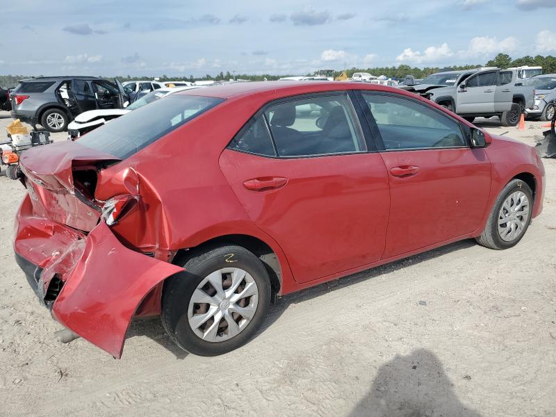 5YFBURHE9KP936290 - 2019 TOYOTA COROLLA L RED photo 3