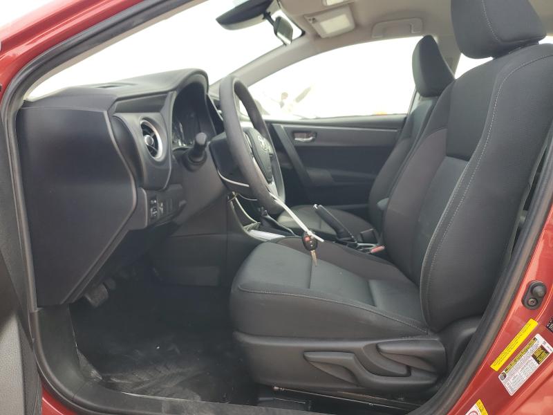 5YFBURHE9KP936290 - 2019 TOYOTA COROLLA L RED photo 7