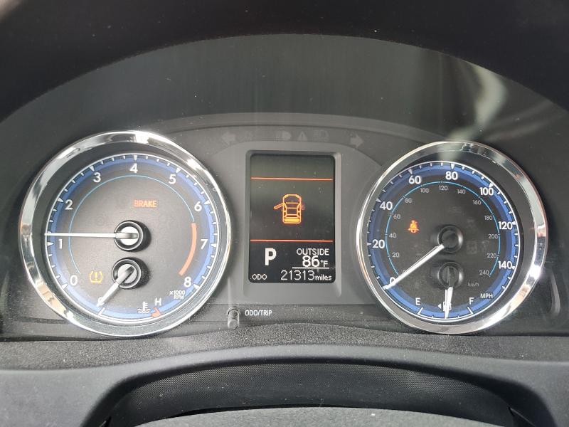 5YFBURHE9KP936290 - 2019 TOYOTA COROLLA L RED photo 9